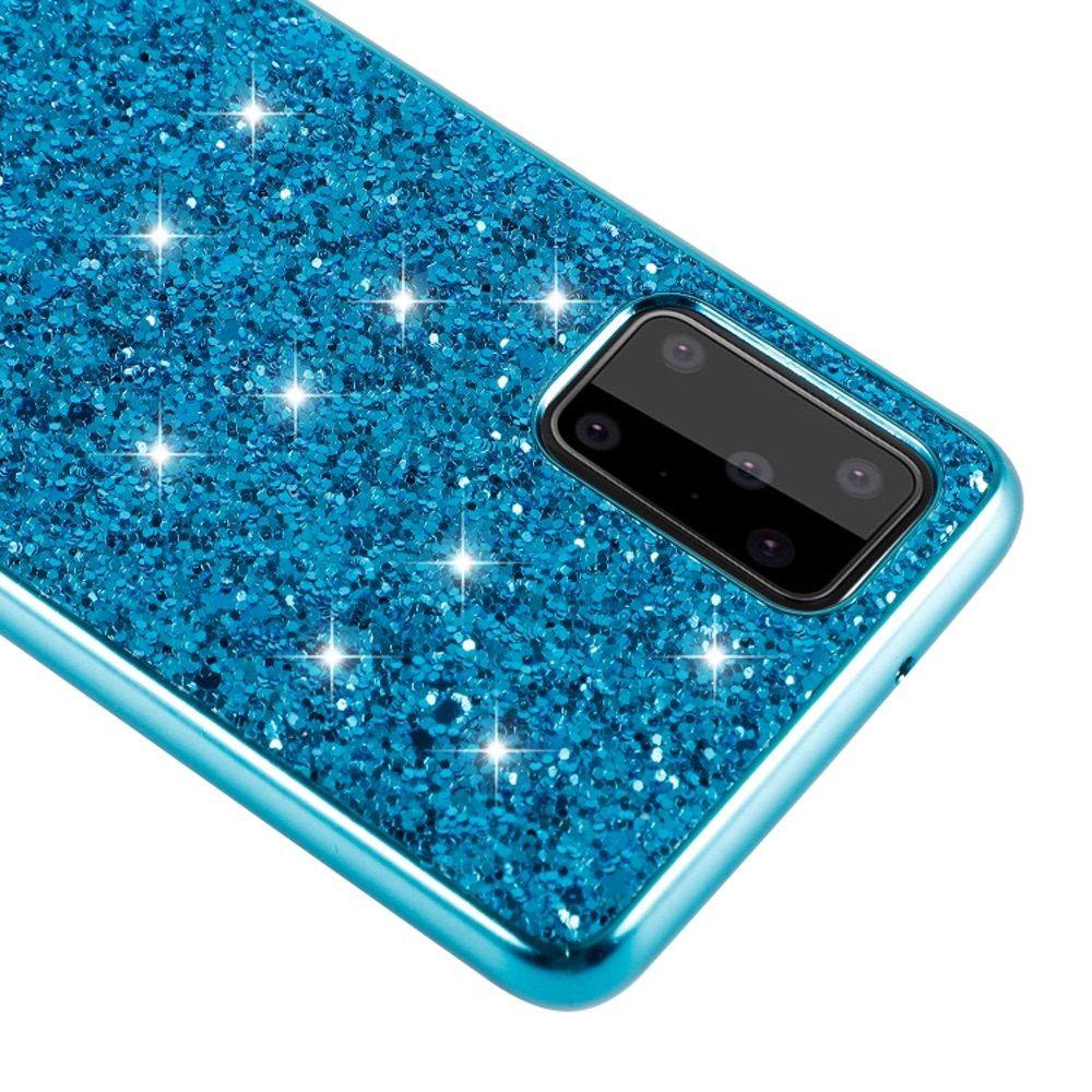 Samsung Galaxy S20 FE Case Glitter Powder Shockproof - Black