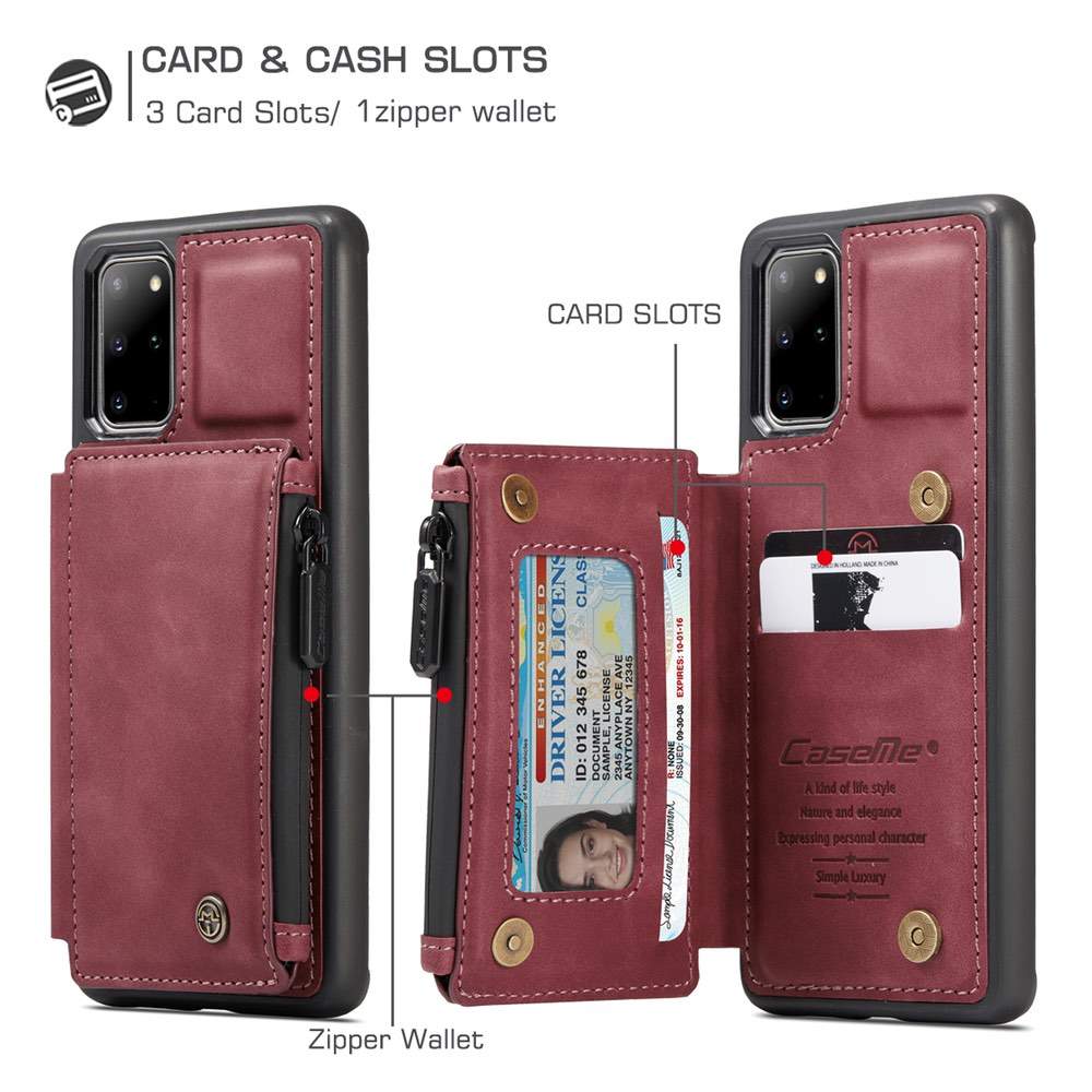 Samsung Galaxy S20 Plus Case CaseMe C20 Multifunctional - Red