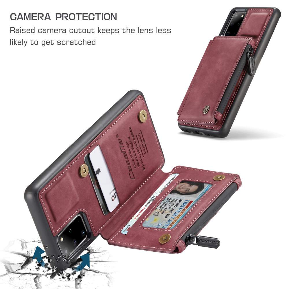 Samsung Galaxy S20 Plus Case CaseMe C20 Multifunctional - Red