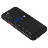 Samsung Galaxy S21 FE 5G Case With Card Slot Made With TPU - Black