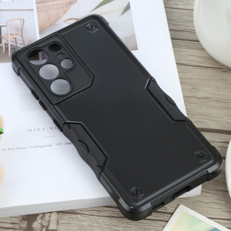 Samsung Galaxy S21 Ultra 5G Case Armor Heavy Duty Non-Slip - Black