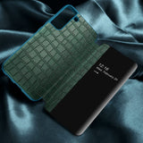 Samsung Galaxy S22 Plus 5G Case Crocodile Texture Window View - Black