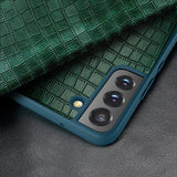 Samsung Galaxy S22 Plus 5G Case Crocodile Texture Window View - Black