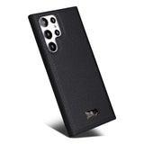 Samsung Galaxy S22 Ultra Case Fierre Shann Protective - Lychee Black