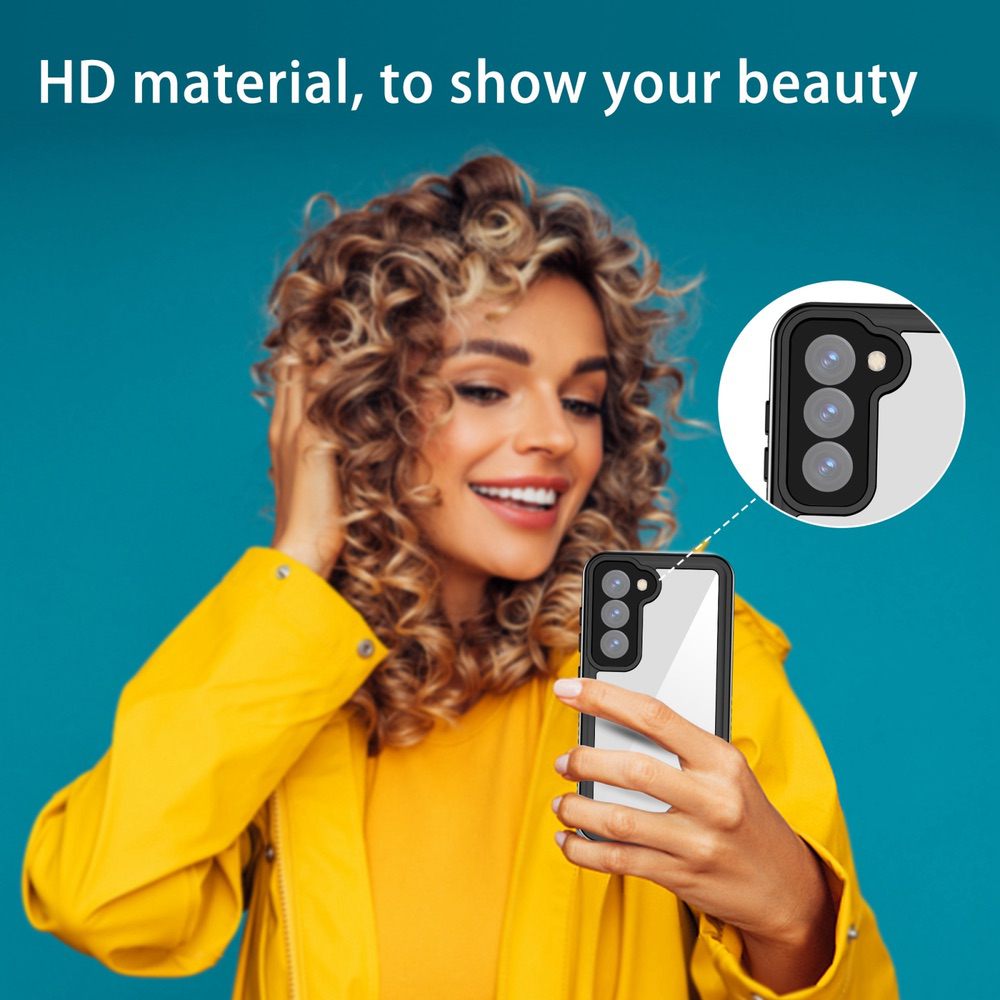 Samsung Galaxy S23 5G Case Redpepper IP68 Waterproof Shockproof - Black