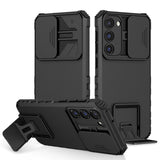 Samsung Galaxy S23 5G Case With Stereoscopic Holder - Black