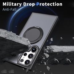 Samsung Galaxy S23 Ultra 5G Case MagSafe Magnetic 360 Degree Stand - Black