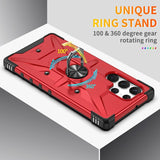 Samsung Galaxy S23 Ultra 5G Case Made With TPU and PC - Red