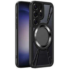 Samsung Galaxy S23 Ultra 5G Metal Silicone MagSafe Cooling Case – Black