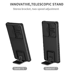 Samsung Galaxy S23 Ultra 5G Case With Stereoscopic Holder - Black