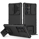 Samsung Galaxy S23 Ultra 5G Case With Stereoscopic Holder - Black