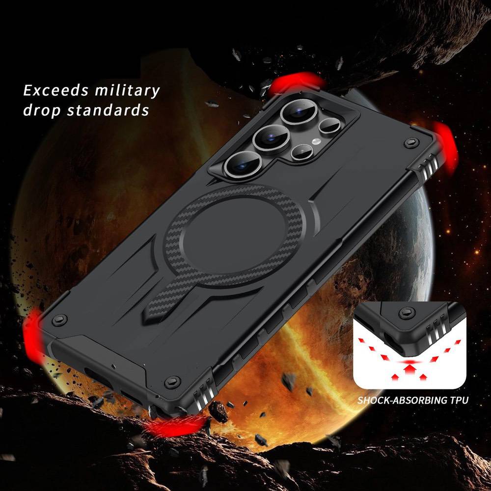 Samsung Galaxy S23 Ultra Starship MagSafe Case - TPU/PC Hybrid (Black)