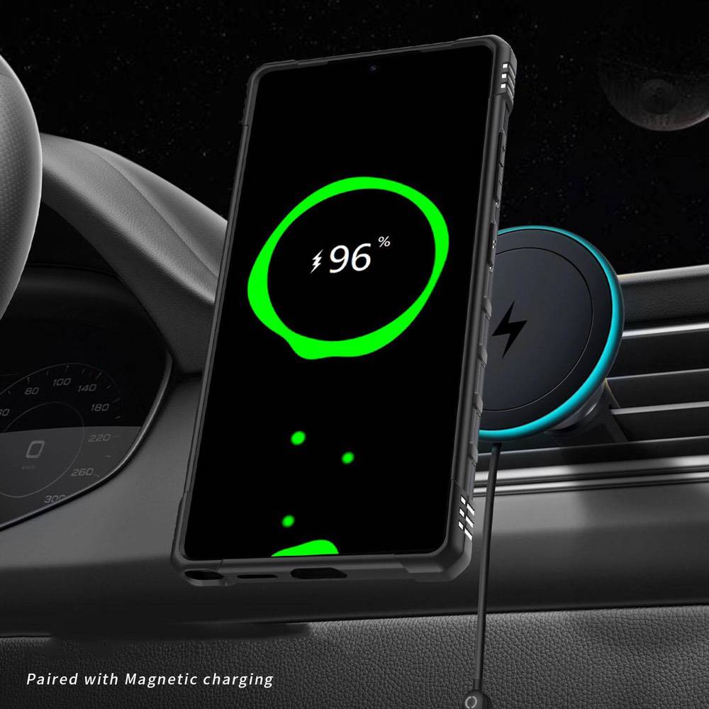 Samsung Galaxy S23 Ultra Starship MagSafe Case - TPU/PC Hybrid (Black)