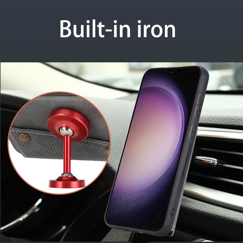 Samsung Galaxy S24 5G Case Double Buckle Magnetic - Black