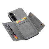 Samsung Galaxy S24 5G Case Double Buckle Magnetic - Grey