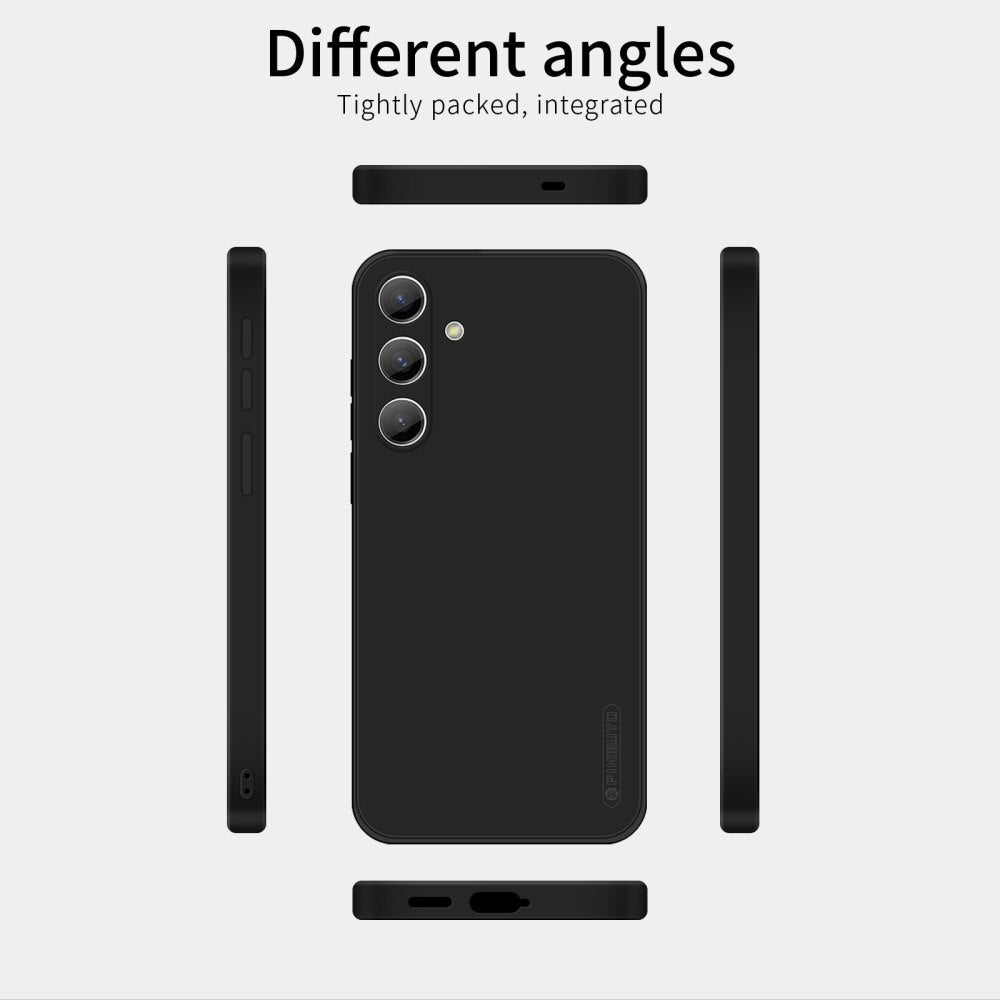 Samsung Galaxy S24 Case PINWUYO Liquid Silicone - Black