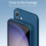 Samsung Galaxy S24 Case PINWUYO Liquid Silicone - Blue