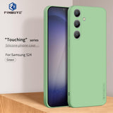 Samsung Galaxy S24 Case PINWUYO Liquid Silicone - Green