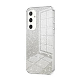 Samsung Galaxy S24 Case With Gradient Glitter Powder Electroplated - Transparent