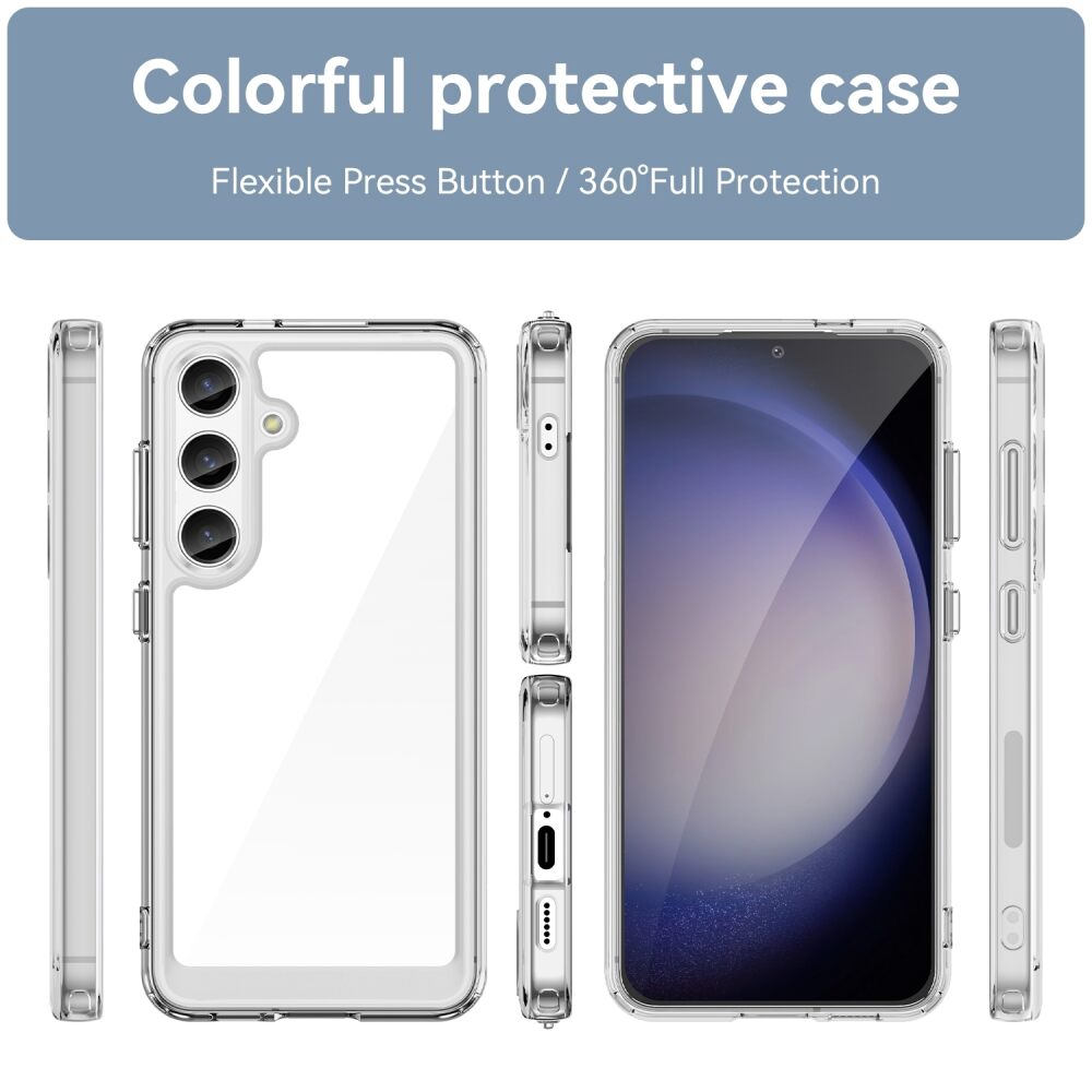 Samsung Galaxy S24 Plus 5G Case Made With Acrylic + TPU - Transparent