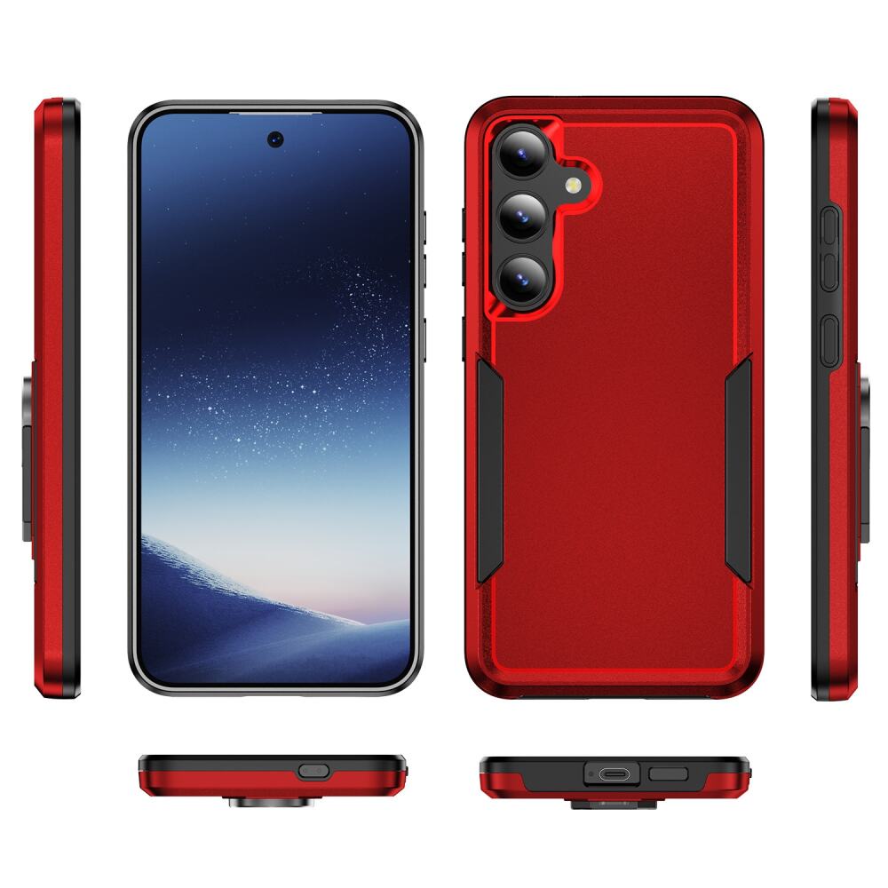 Samsung Galaxy S24 Plus 5G Case Pioneer Armor Heavy Duty - Red