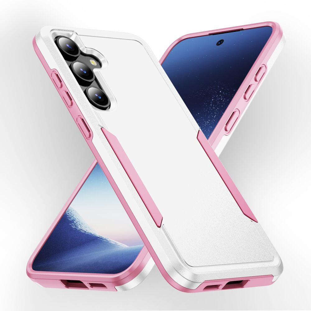 Samsung Galaxy S24 Plus 5G Case Pioneer Armor Heavy Duty - White