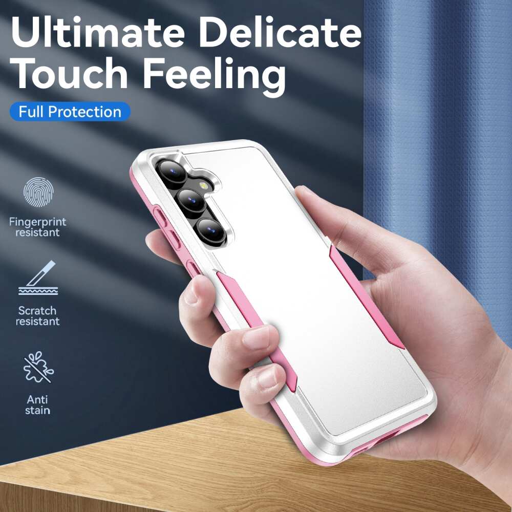 Samsung Galaxy S24 Plus 5G Case Pioneer Armor Heavy Duty - White