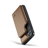 Samsung Galaxy S24 Plus 5G Case RFID Anti-theft PU Leather - Brown
