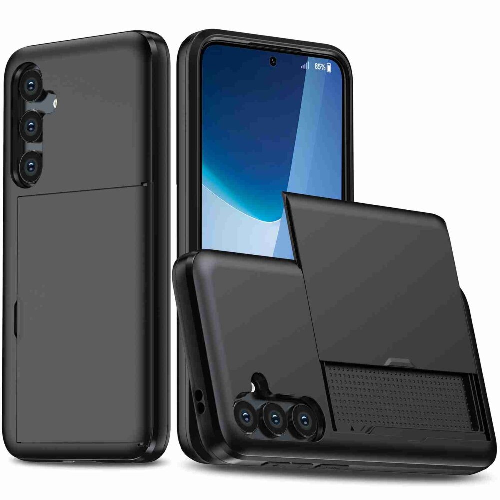 Samsung Galaxy S24 Plus 5G Case with Two Card Slots - Black