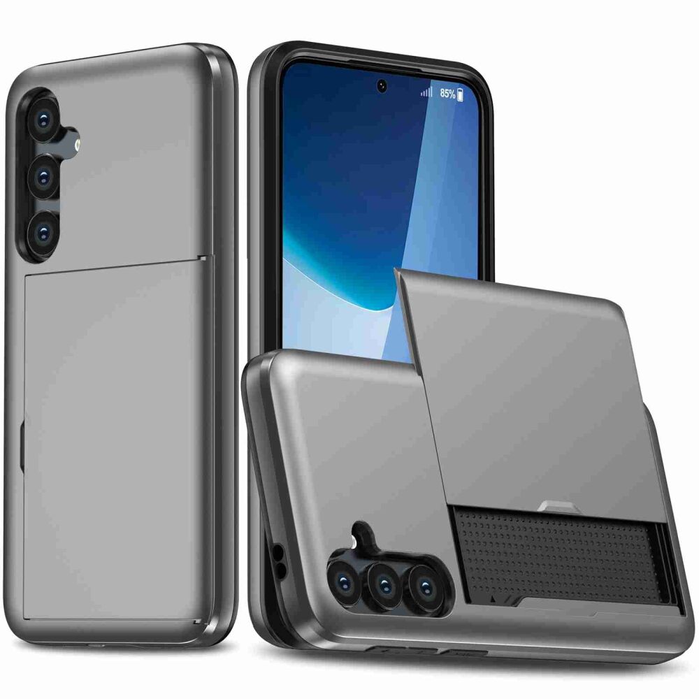 Samsung Galaxy S24 Plus 5G Case with Two Card Slots - Grey