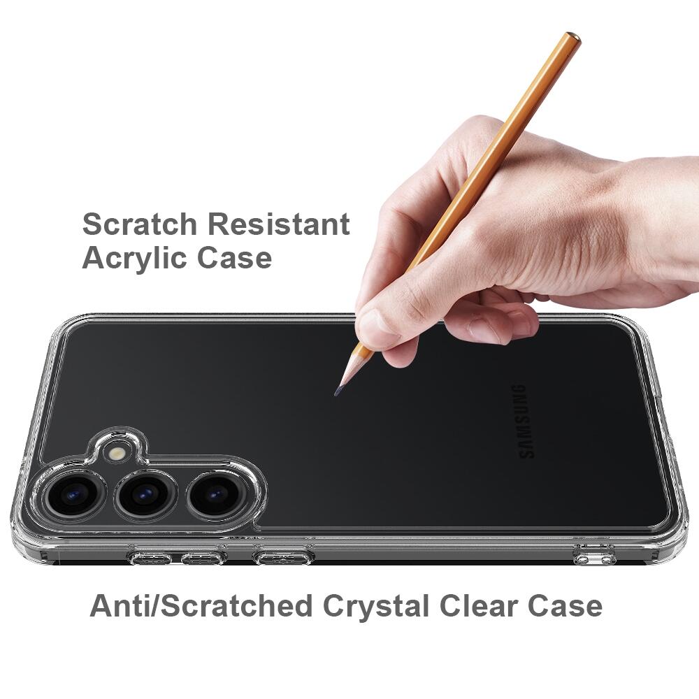 Samsung Galaxy S24 Plus Case With Scratchproof Acrylic and TPU - Transparent