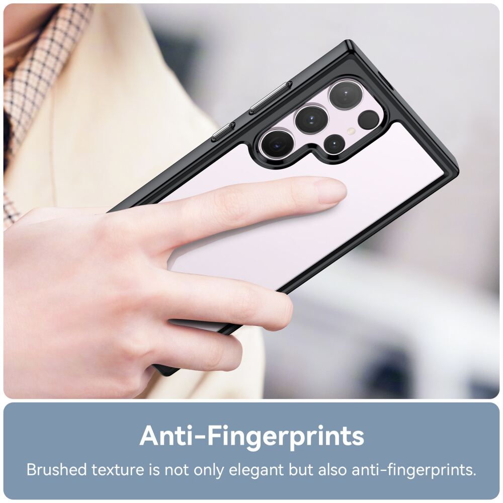 Samsung Galaxy S24 Ultra 5G Case Made With Acrylic + TPU - Black