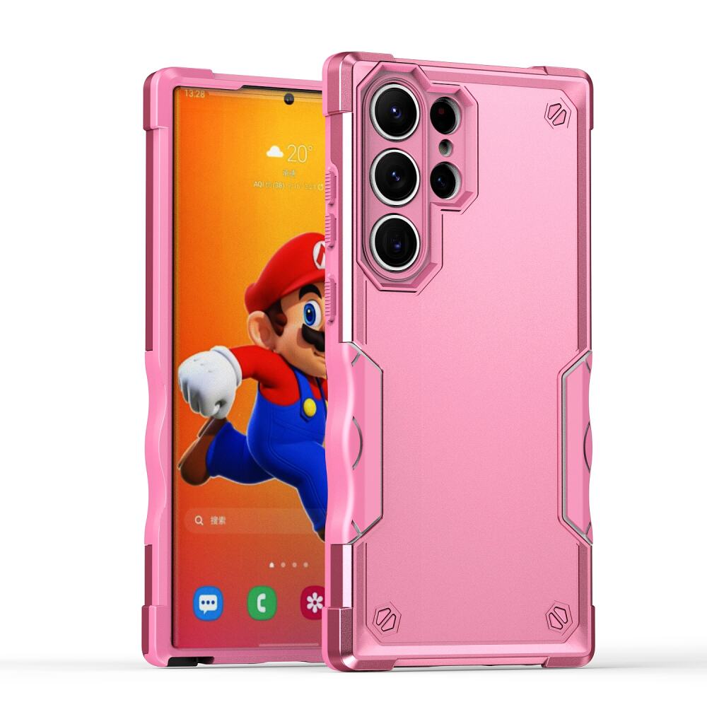 Samsung Galaxy S24 Ultra 5G Case Non-Slip Protective Armor - Pink