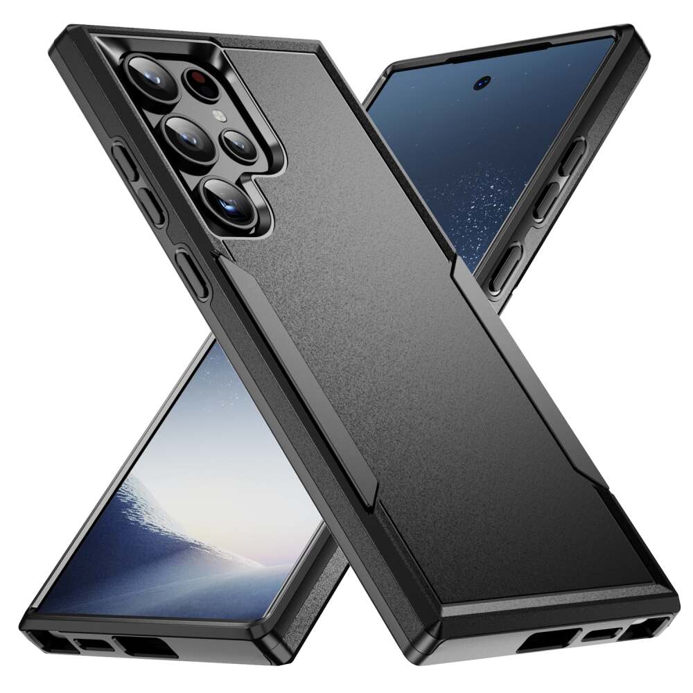 Samsung Galaxy S24 Ultra 5G Case Pioneer Armor Heavy Duty - Black