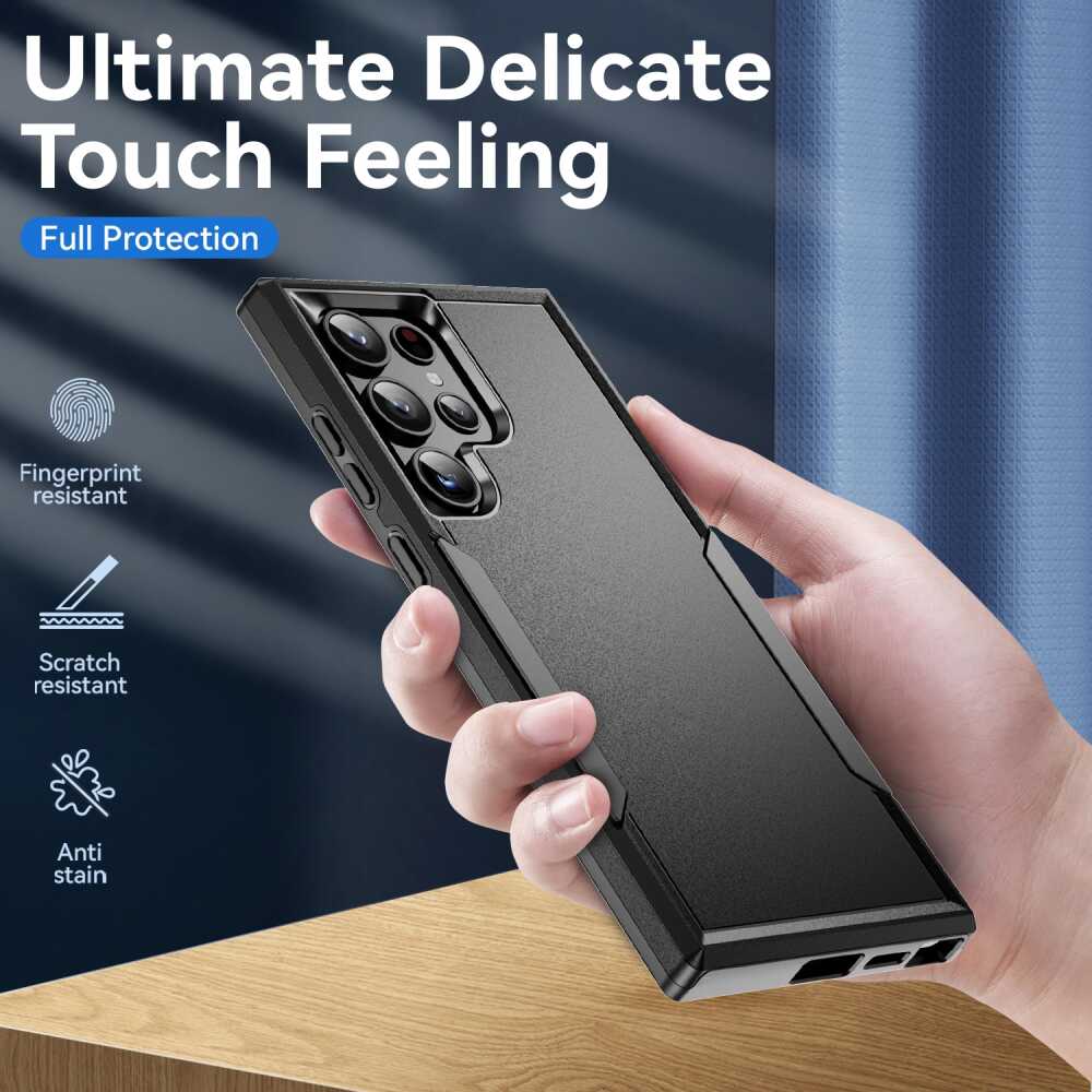 Samsung Galaxy S24 Ultra 5G Case Pioneer Armor Heavy Duty - Black