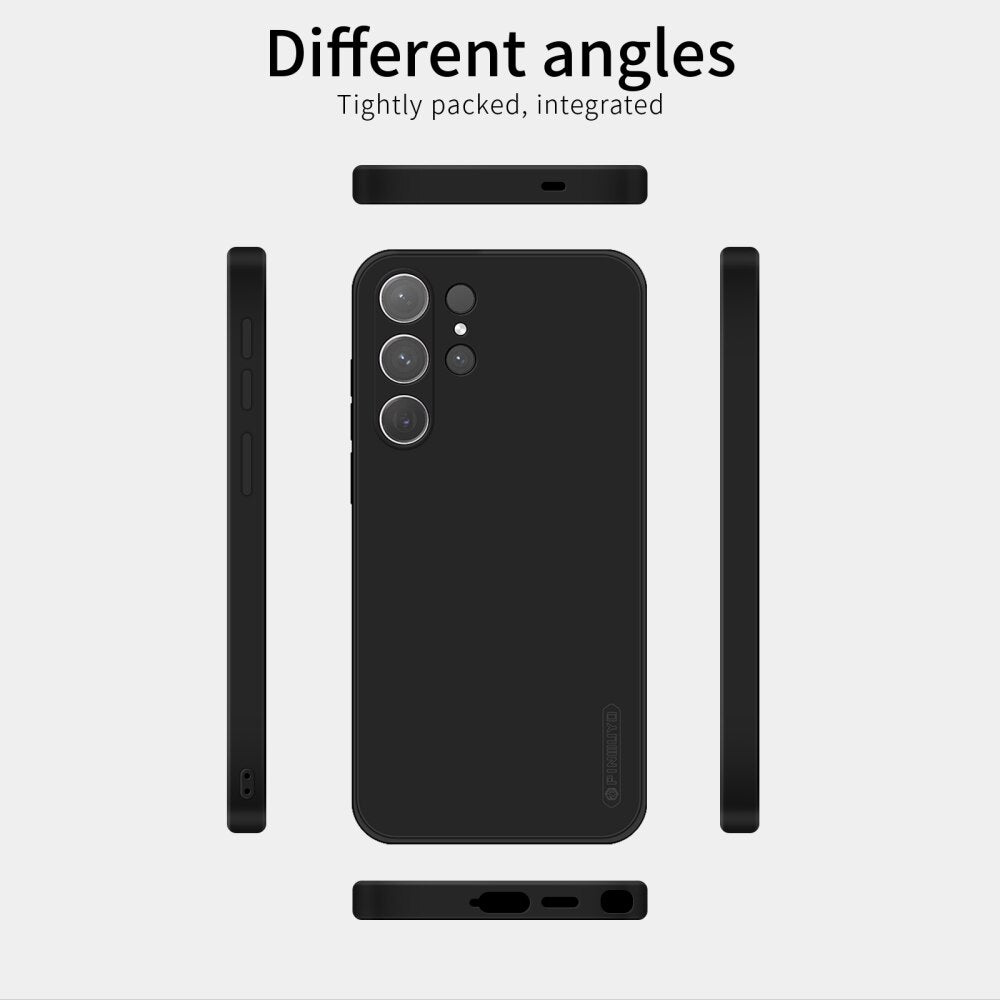 Samsung Galaxy S24 Ultra Case PINWUYO Liquid Silicone - Black