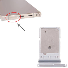 Samsung Galaxy S25 Ultra Dual SIM Card Tray - Titanium Whitesilver