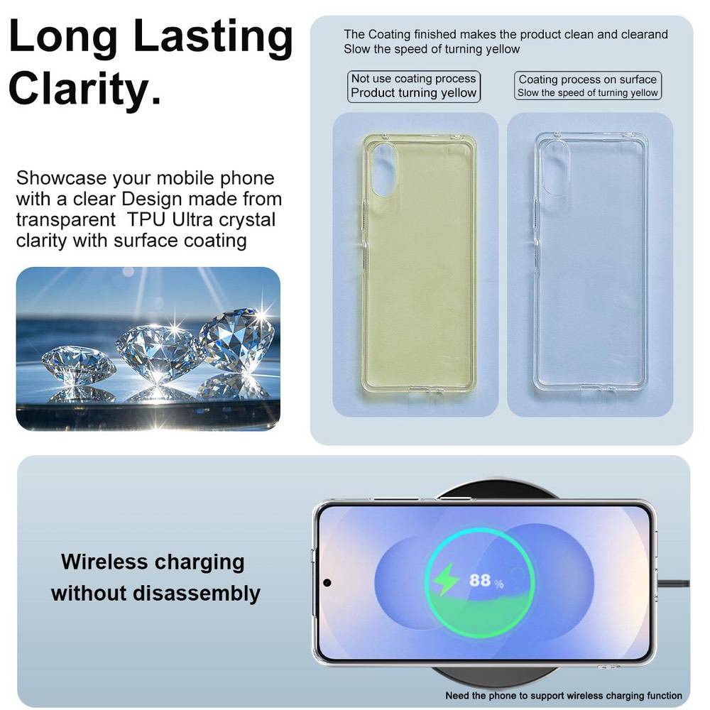 Samsung Galaxy S26 5G Imak UX-10 Series Shockproof Case - Transparent