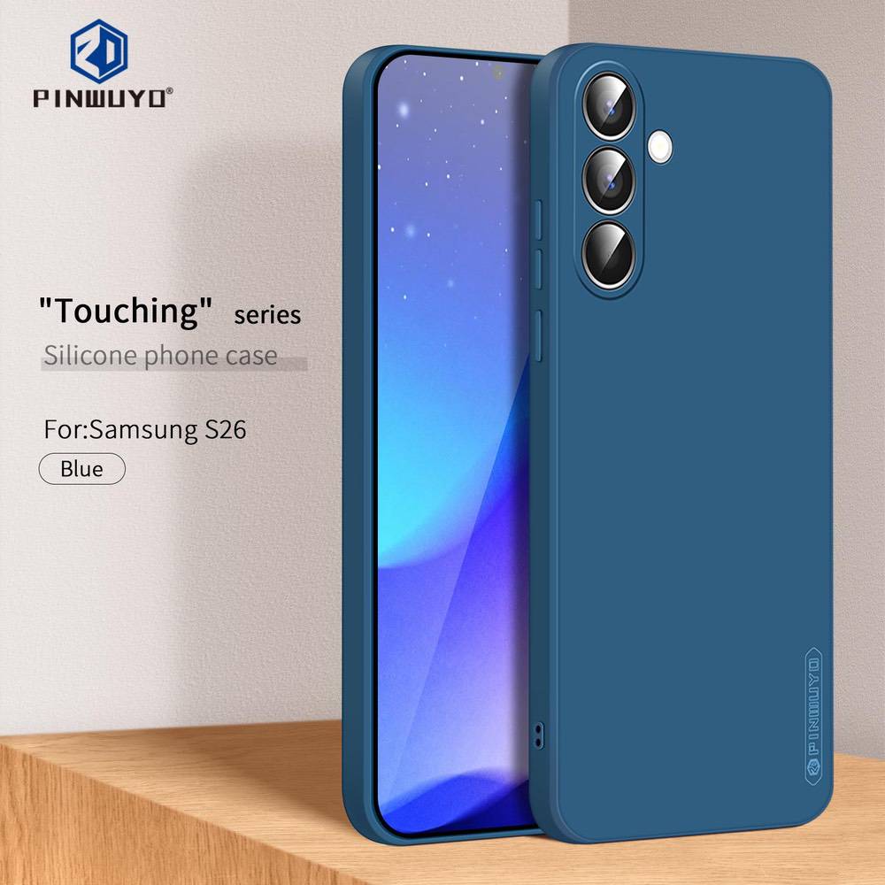Samsung Galaxy S26 5G Pinwuyo Sense Series Liquid Silicone Case - Blue