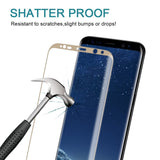 Samsung Galaxy S8 Plus Screen Protector Edge Glue 3D Curved Glass Gold