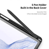 Samsung Galaxy Tab S9 Plus Case DUX Toby Series - Black