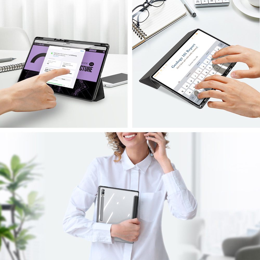 Samsung Galaxy Tab S9 Ultra Case DUX Toby Series - Black