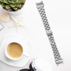 Samsung Galaxy Watch 6 Band Slim Stainless Steel Strap – Silver