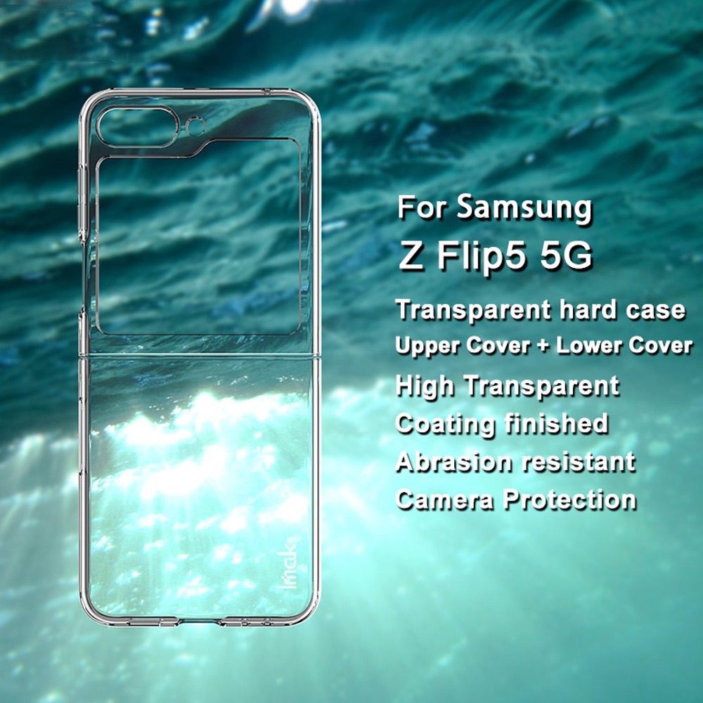 Samsung Galaxy Z Flip5 Case Ultra-Thin imak Wing II Pro Series - Transparent