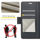 Samsung Galaxy Z Fold5 Case RFID Anti-theft PU Leather - Black