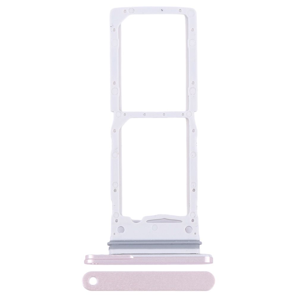 Samsung Galaxy Z Fold6 replacement SIM card tray slot in pink, featuring a dual-slot design for secure SIM card placement.