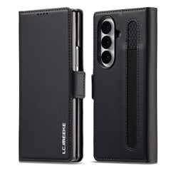 Samsung Galaxy Z Fold7 5G LC.IMEEKE L1 Frosted PU Case - Black