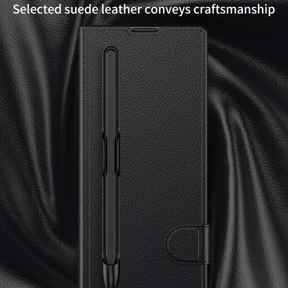 Samsung Galaxy Z Fold7 Case GKK Integrated Flip with Pen Slot - Black
