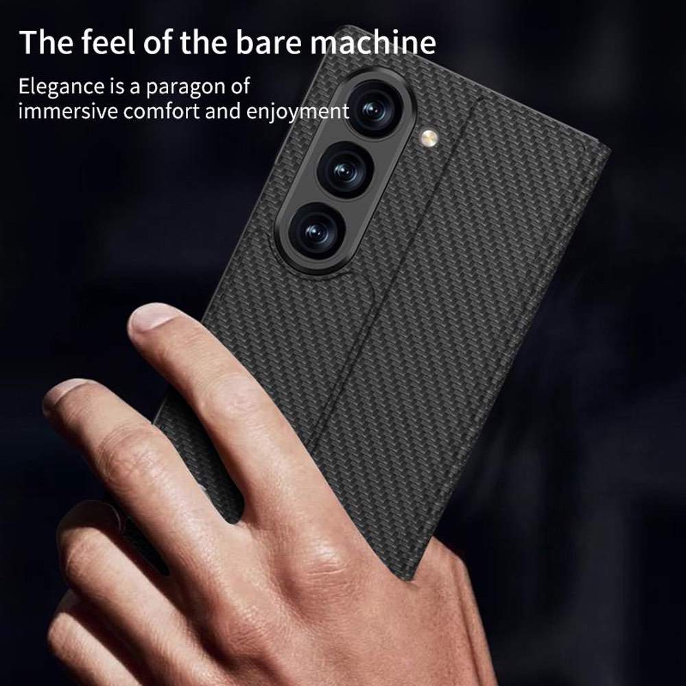 Samsung Galaxy Z Fold7 Case GKK Integrated Flip with Pen Slot - Black