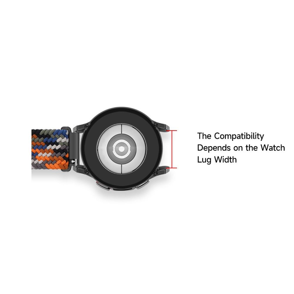Samsung Watch Band / Huawei Watch Band 20mm Dux Ducis - Black